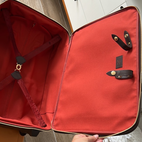 *SOLD* Louis Vuitton Pegase 55 Carry On Suitcase Brown Damier Ébène - Picture 9 of 17